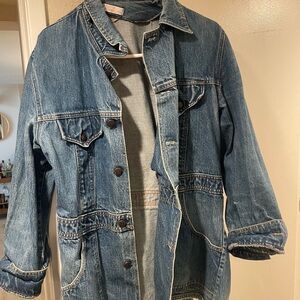 Vintage Levi's orange tag  Blue Denim Jacket with Button Front